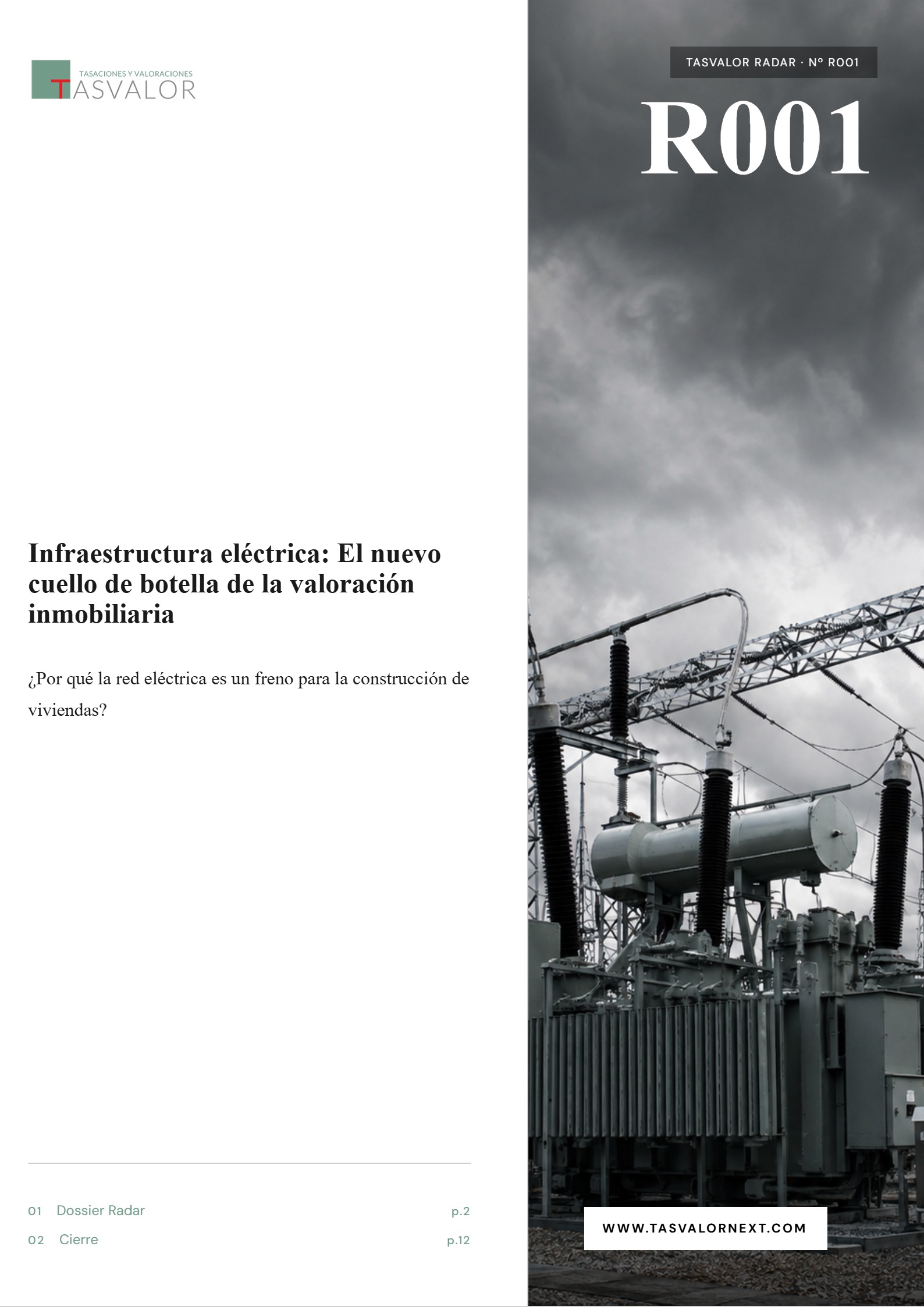 Portada Infraestructura eléctrica: El nuevo cuello de botella de la valoración inmobiliaria